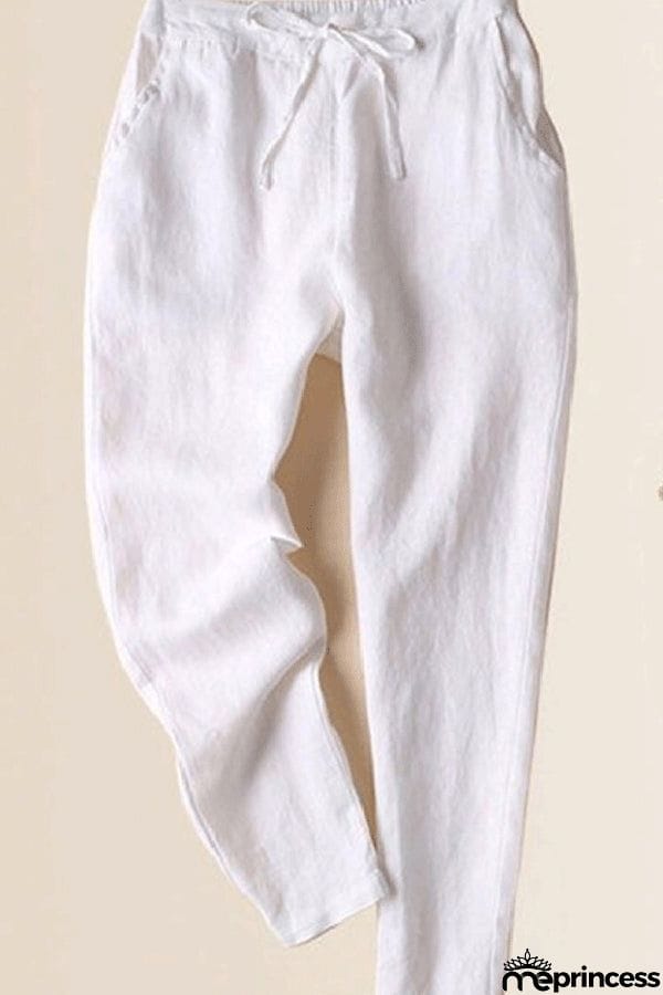 Loose Solid Color All-Match Casual Pants