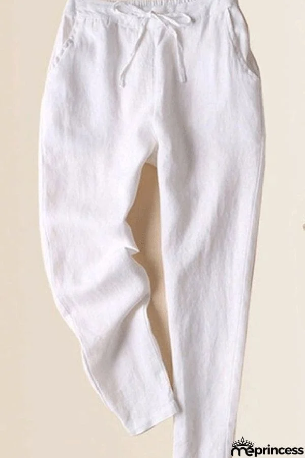 Loose Solid Color All-Match Casual Pants