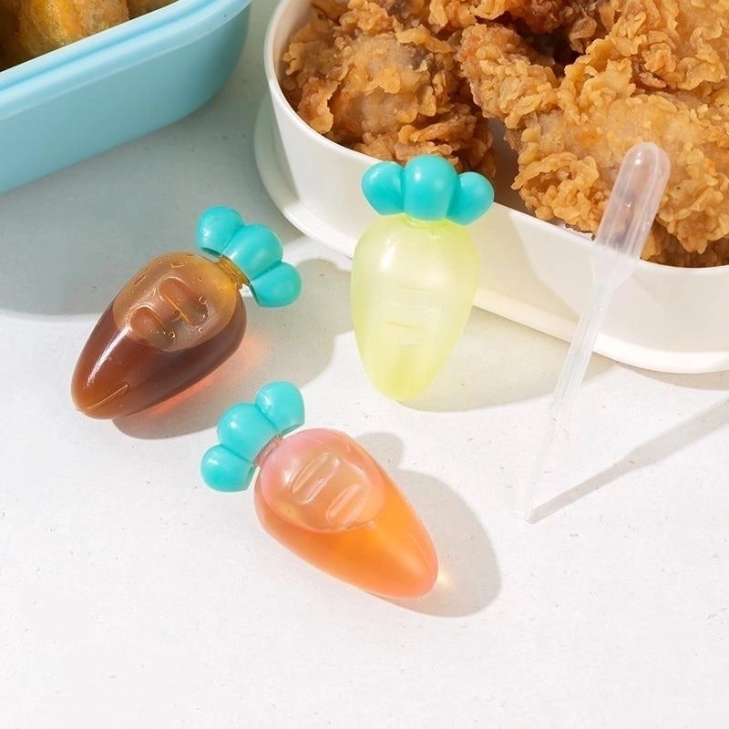 Cute Letter Carrot Pe Pp Sauce Bottle