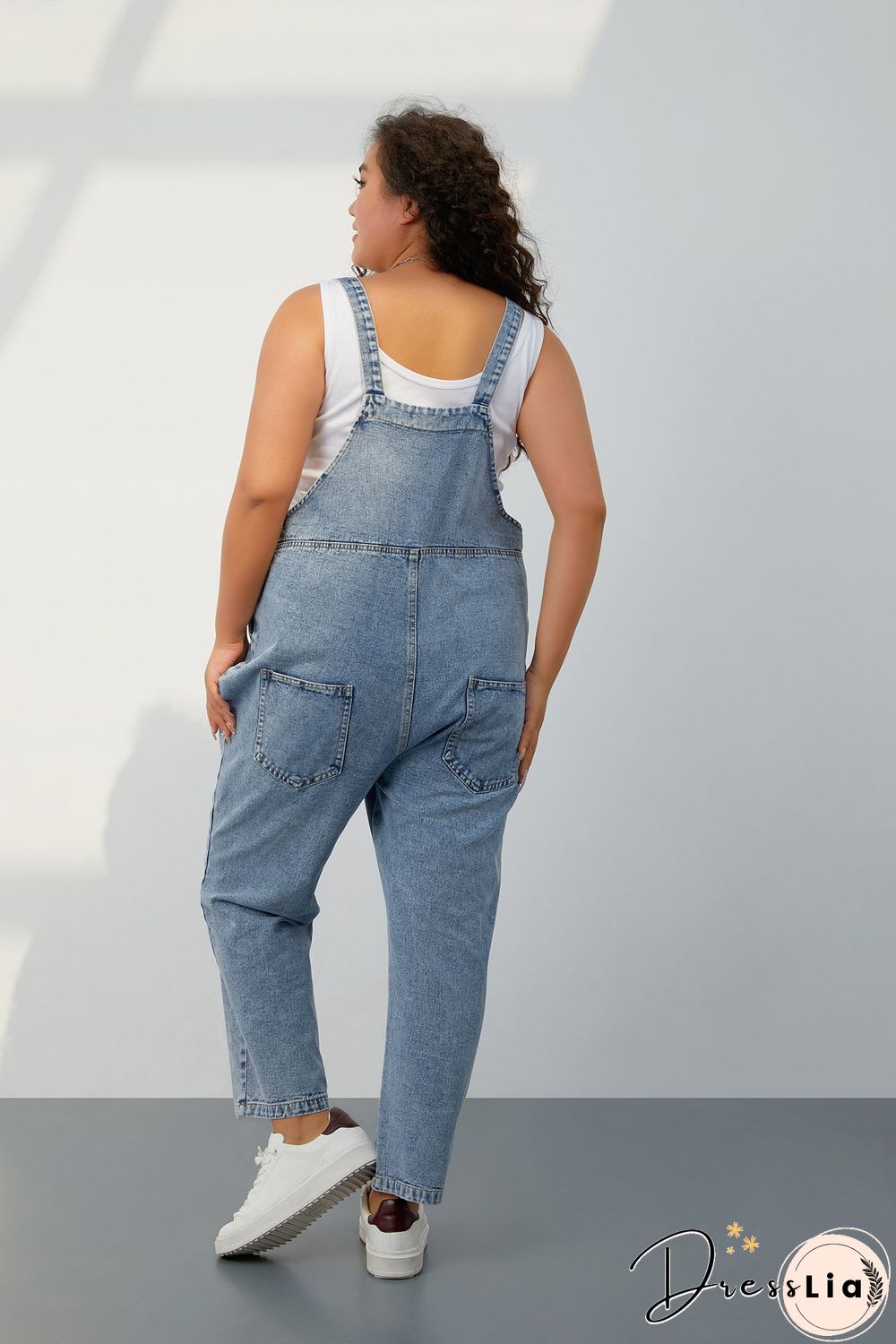 Blue Denim Dungarees P10253