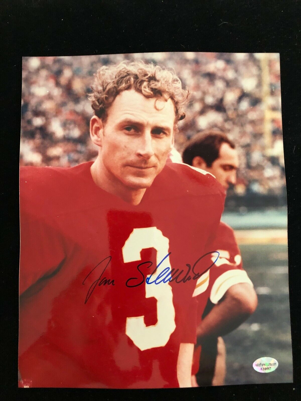 Jan Stenerud Signed Autographed Photo Poster painting COA Kansas City Chiefs