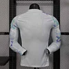 Joyfball 2025/2026 Player Version Long Sleeve Internazionale Milan Away Football Shirt 1:1 Thai Quality（The player version jersey is a bit tight, please pay attention to the size selection）