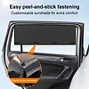 Magnetic Car Window Shades Full/Semi Shading Car Privacy Curtains Side Window Sun Shade for Breastfeeding Taking A Nap Camping