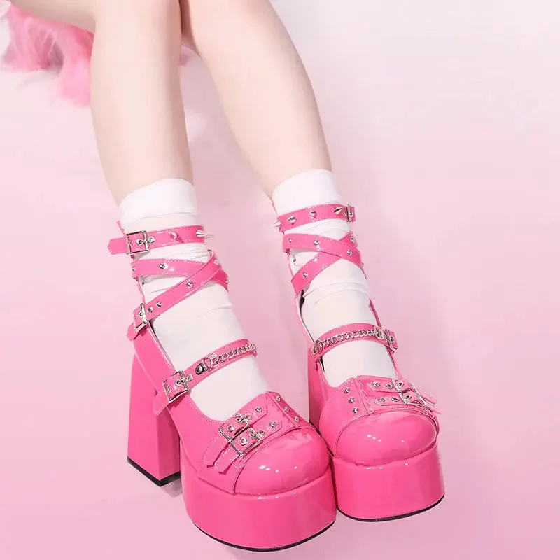 5 Colors Trendy Cintia Heels ON1426