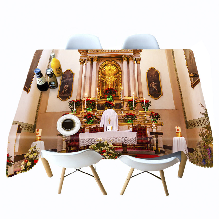 

Christmas - 3D Tablecloth, 140*140cm, 501 Original