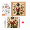 Christmas Nutcracker Glass Mosaic DIY Craft Kit &ndash; Framed Christmas Wall Art