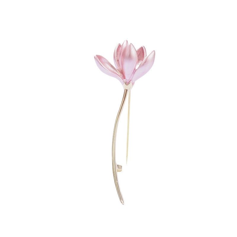 Elegant Minimalist Pin Rose Flower Alloy Plating Women’s Brooches