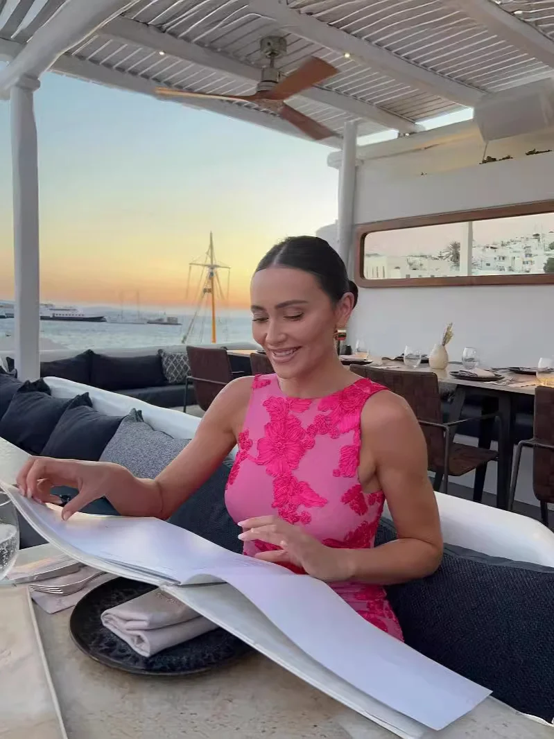 Nigikala Fabric Three-Dimensional Plate Flower Sexy Bag Hip Dress