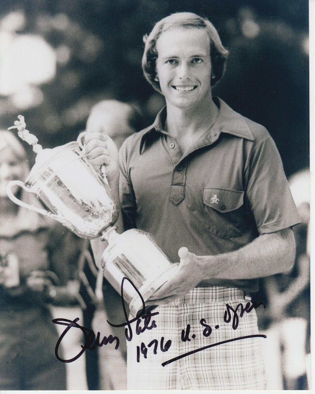 Jerry Pate 76 U S Open 8x10 Photo Poster painting Signed w/ COA Golf #1