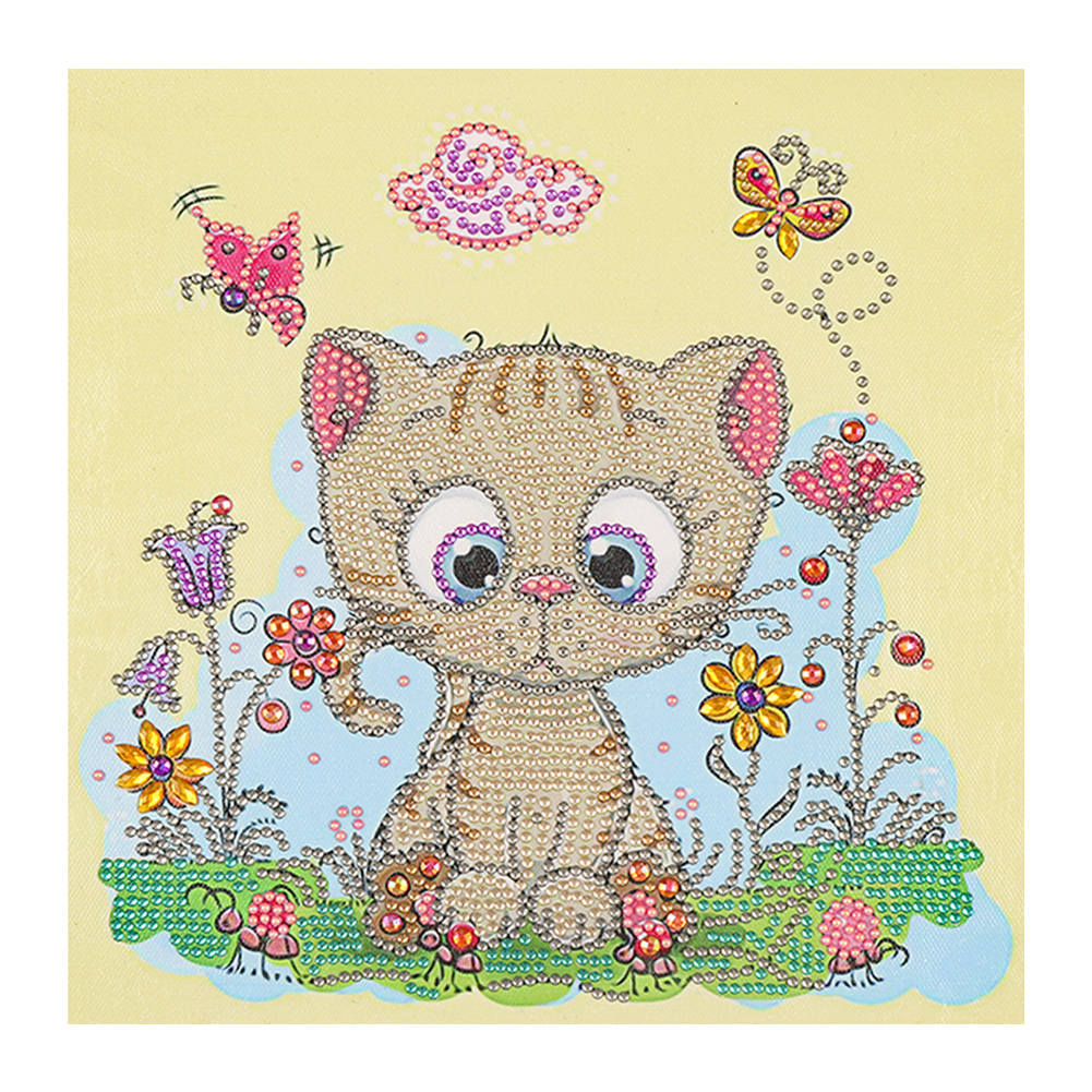 

Cartoon Cat - Special Shaped Diamond Painting - 30*30CM, 501 Original