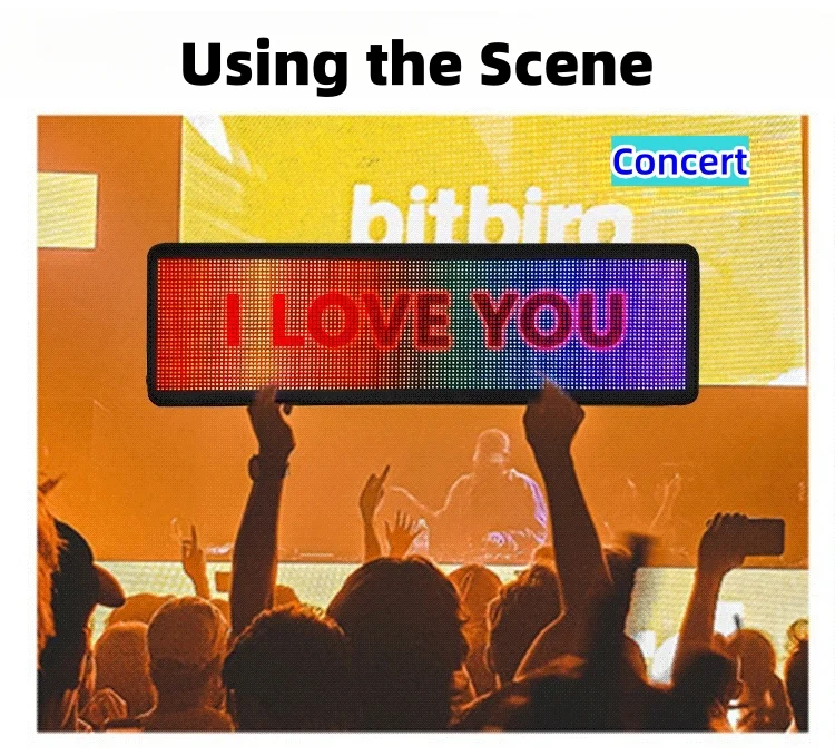 Vehicle LED display decorative flexible panel