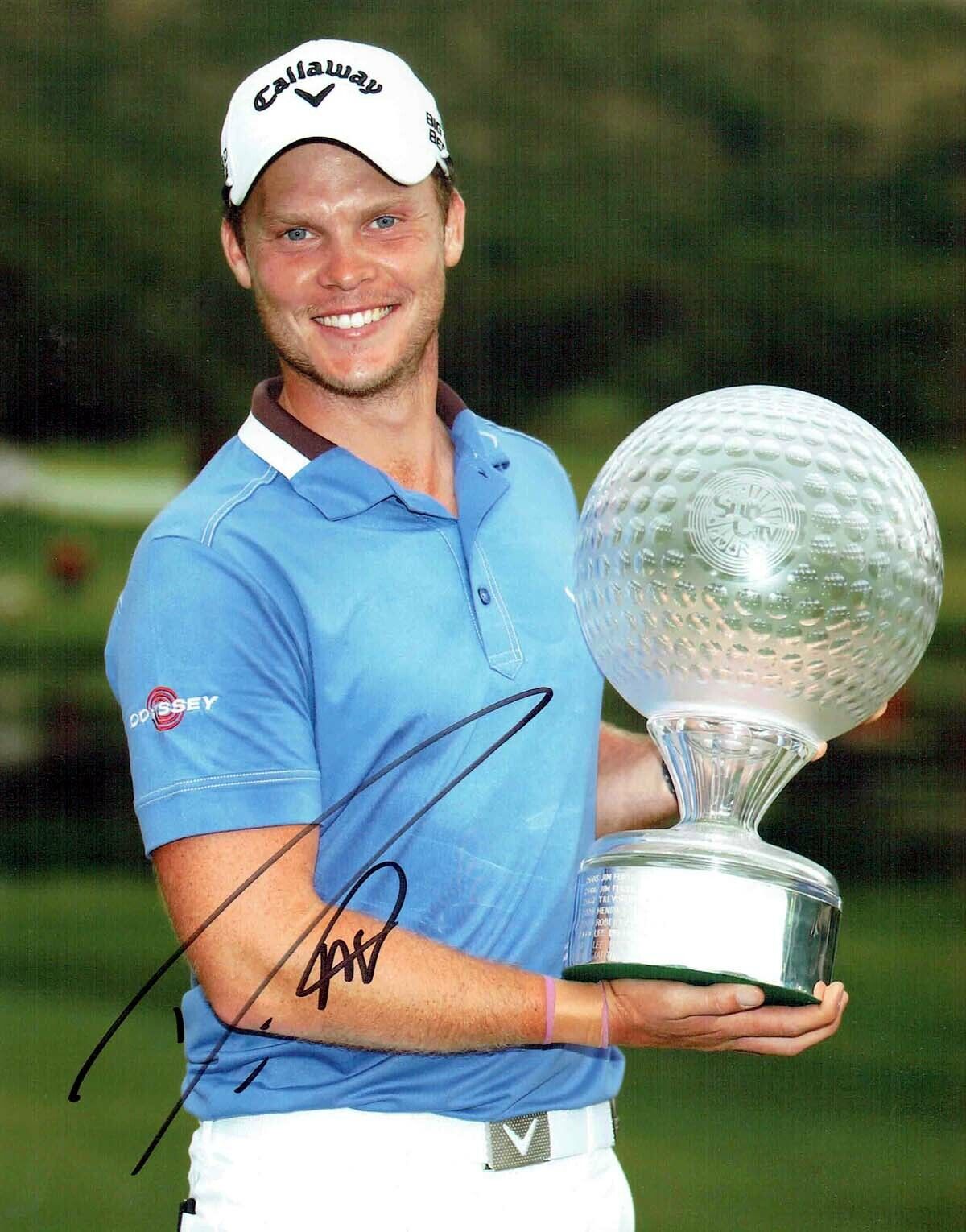 Danny WILLETT Nedbank Challenge Winner SIGNED Autograph Golf Photo Poster painting AFTAL COA