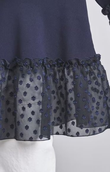 フラワーカットジャカード コンビニット