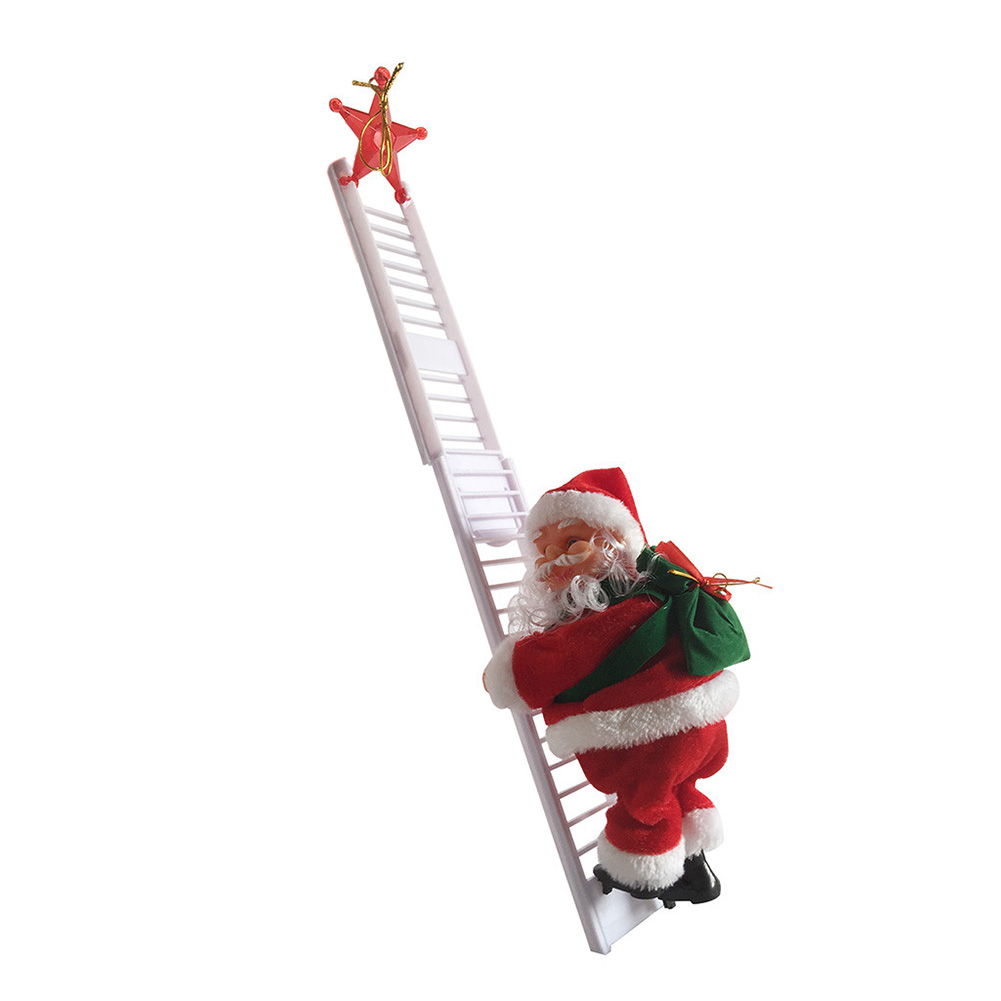 

Electric Ladder Santa Claus Toys Christmas Ornaments Desktop Decorations, 501 Original