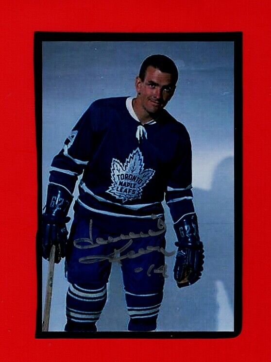 DAVE KEON-TORONTO MAPLE LEAFS AUTOGRAPHED 4X6 COLOR GLOSSY Photo Poster painting-HOF