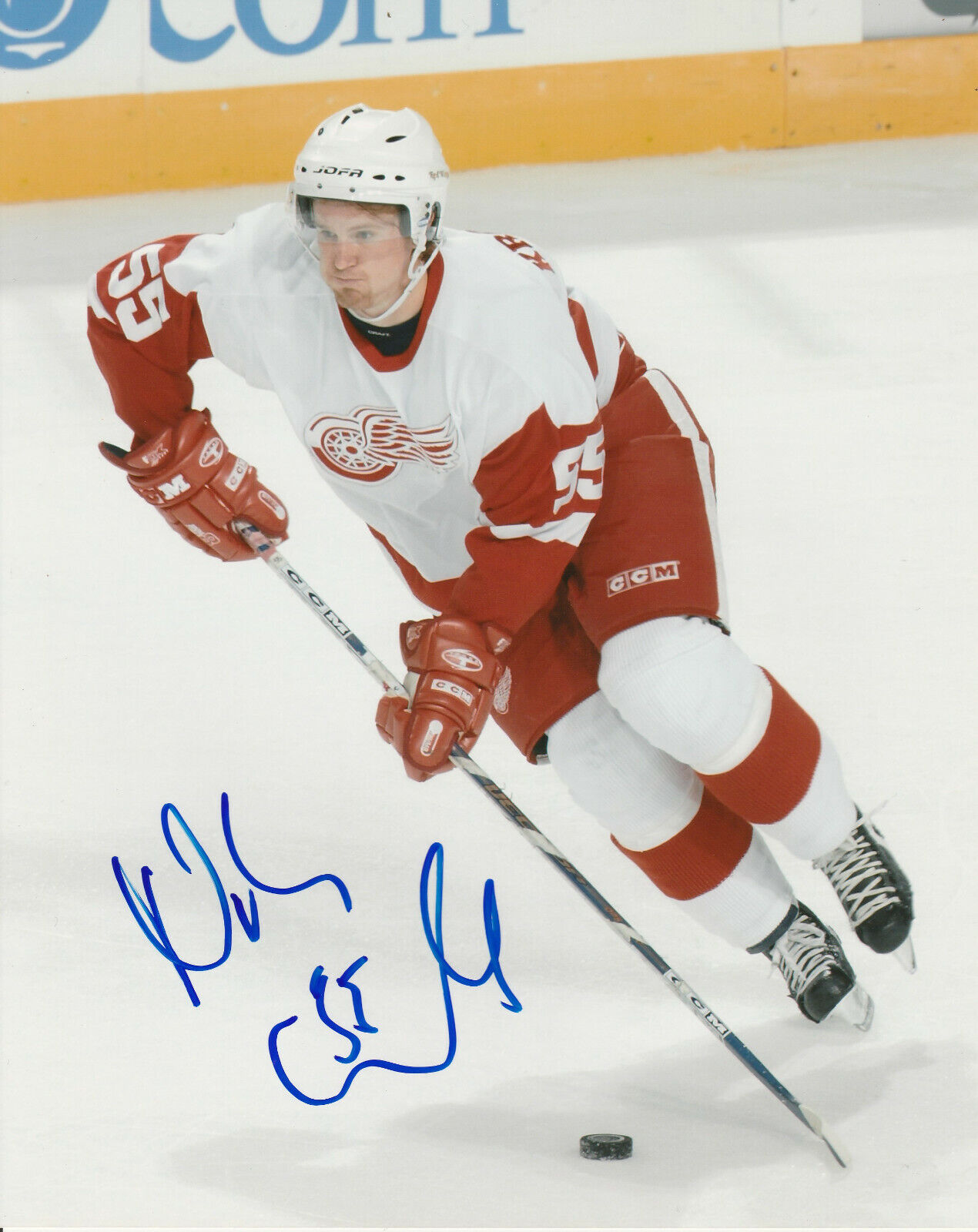 NIKLAS KRONWALL SIGNED DETROIT RED WINGS 8x10 Photo Poster painting #2 Autograph