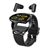 Headphones And Watches 2-in-1 Smart Bracelet Bluetooth Sports Running Heart Rate Blood Pressure Sleep Health Monitoring