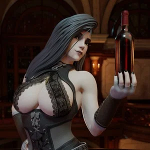 Pornhint Morgana Darkthorn Miniature Standard & NSFW Variations QB Works 28mm 32mm 36mm 75mm NSFW