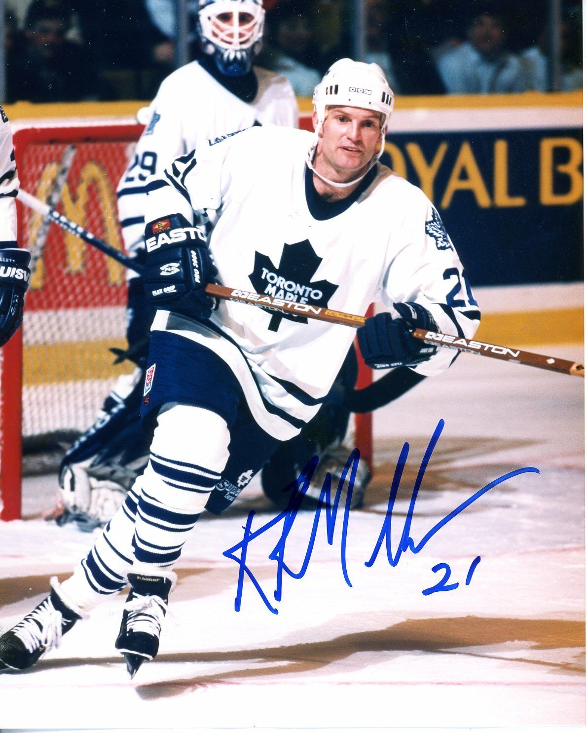 Kirk Muller Autographed 8x10 Toronto Maple Leafs # S343