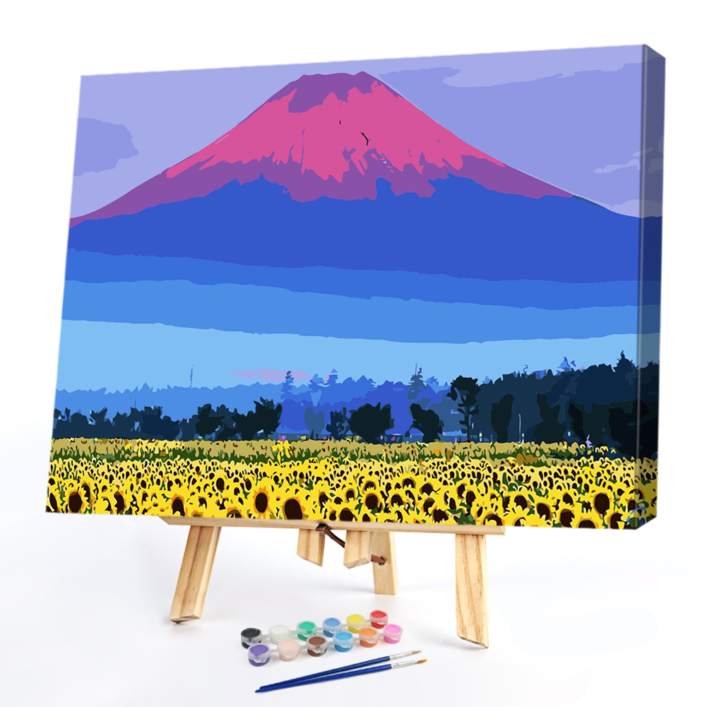 

40*50CM Paint By Numbers-Distant Mountains, 501 Original