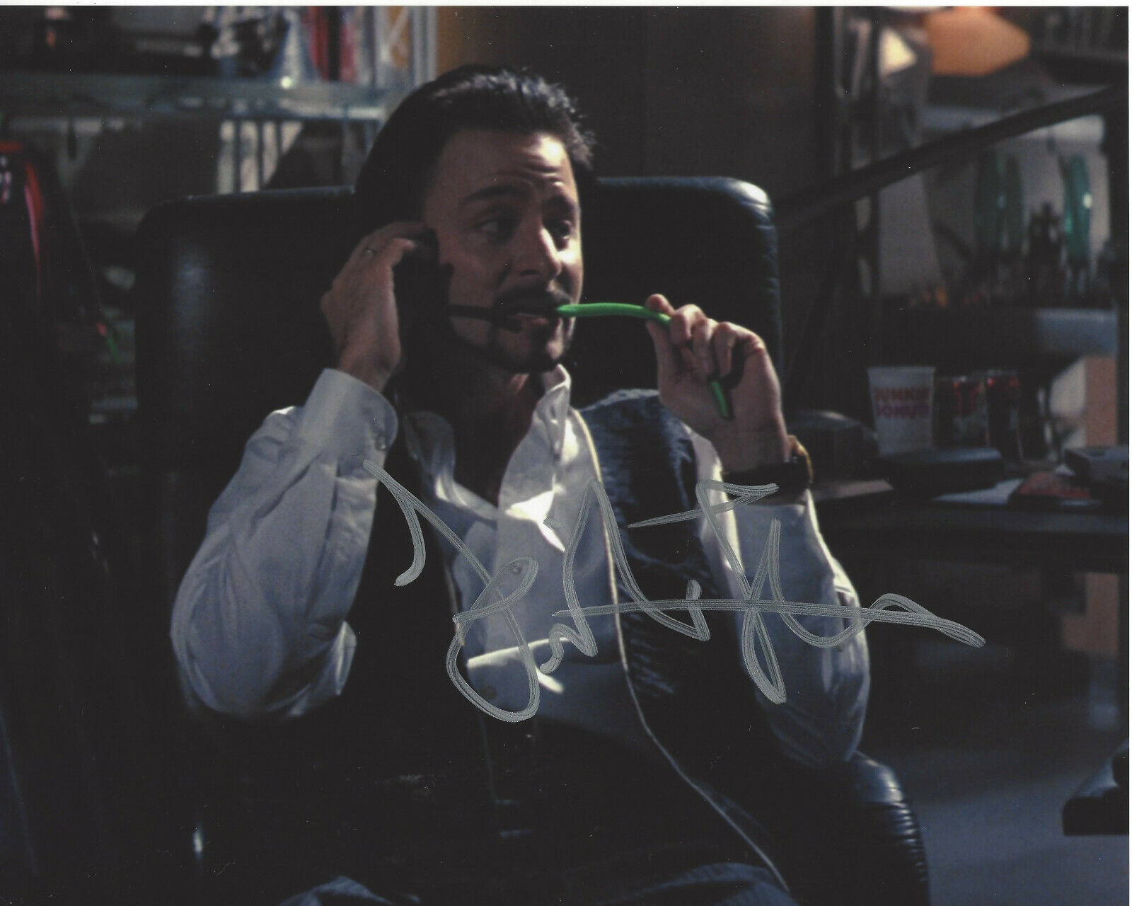 FISHER STEVENS SIGNED AUTHENTIC 'HACKERS' 8X10 Photo Poster painting w/COA SHORT CIRCUIT ACTOR