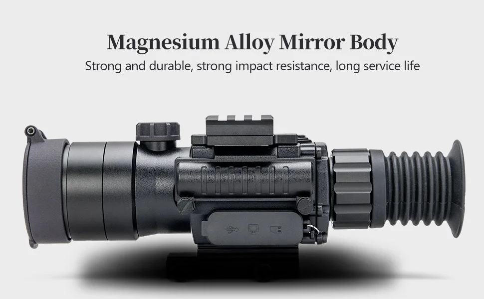 Digital Night Vision Scope HD 3.7-11X50 Tactical Sight Hunting Monocular Night Vision Weapon Riflescope