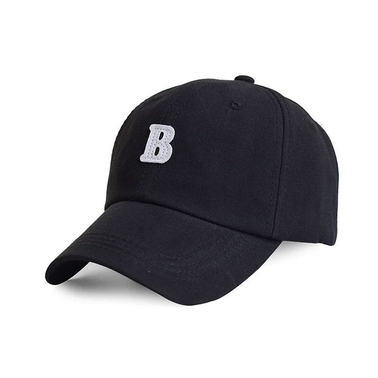 Unisex Street Trend Adjustable Casual Baseball Caps Dad Hat Sunhat Letter B Embroidery