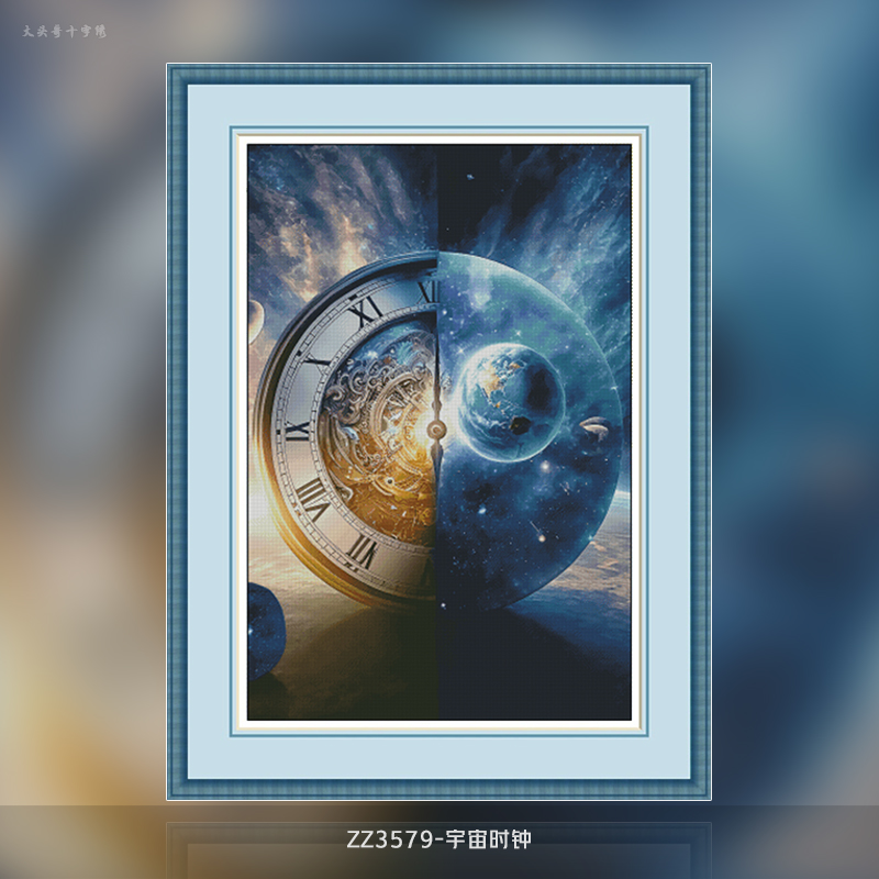 [ZZ3579-Cosmic Clock] Painting Fairy Cross Stitch