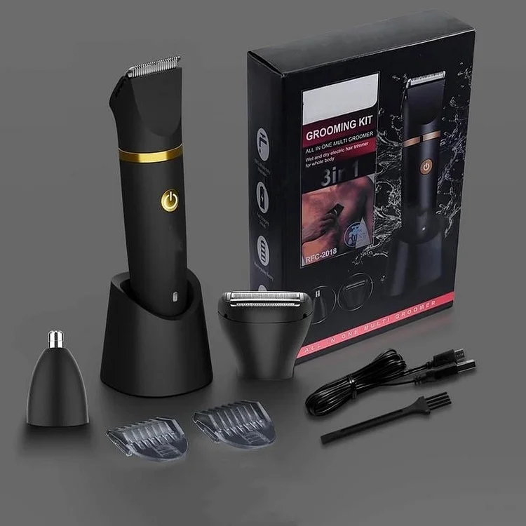 💥Hot Sale-3 in 1 Electric Body Hair Trimmer for Men 
