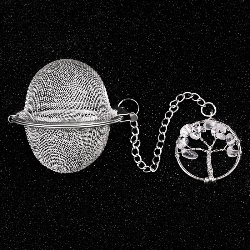 Vintage Style Classic Style Life Tree 304 Stainless Steel Crystal Agate 1 Piece