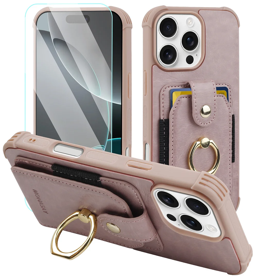 Ring Wallet Case for iPhone 16 Pro max 5G