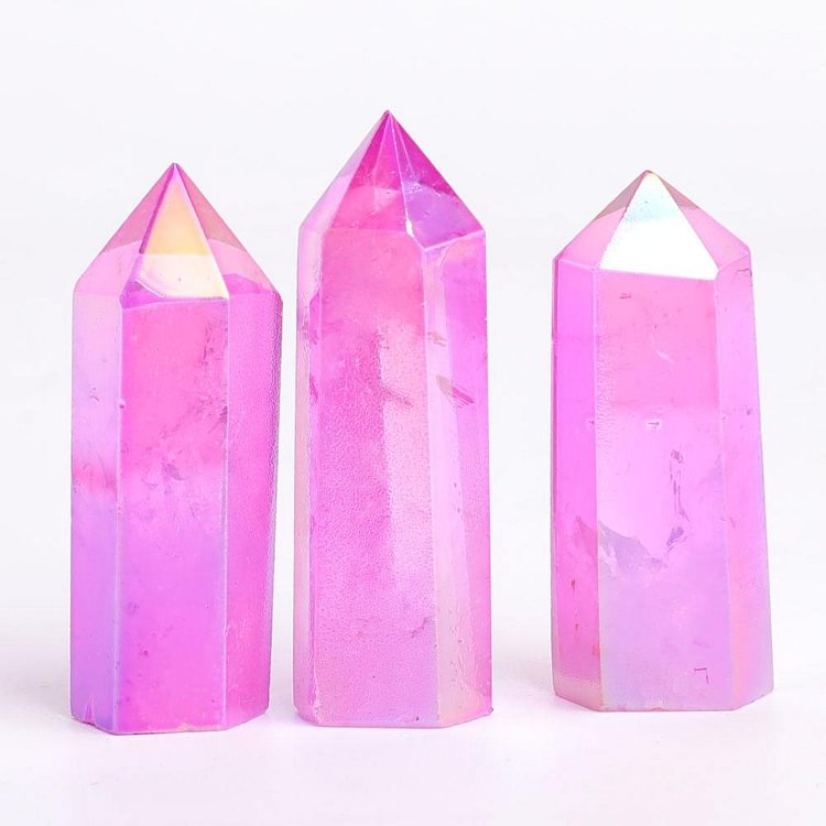 Aura Purple Crystal Towers Points Bulk