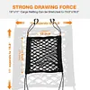 Motorcycle Helmet Storage Trunk Bag 4 Hooks Motorcycle Cargo Net Elastic Net Bag