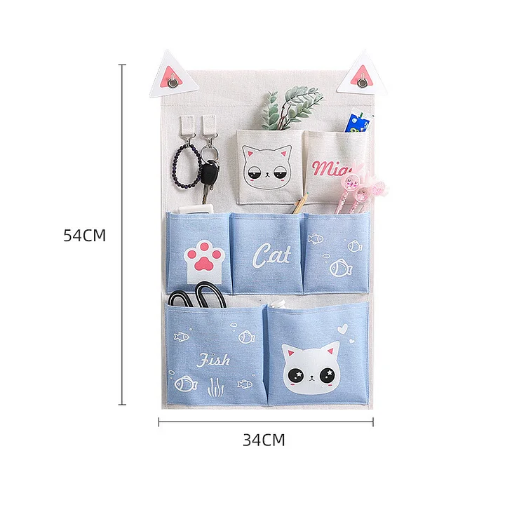 Kitty Bunny Piggy Wall-Mounted Storage Bag - Modakawa Modakawa