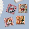 (US Only)6PCS DIY Cat Diamond Painting Art Greeting Cards Congratulations Cards & Gifts