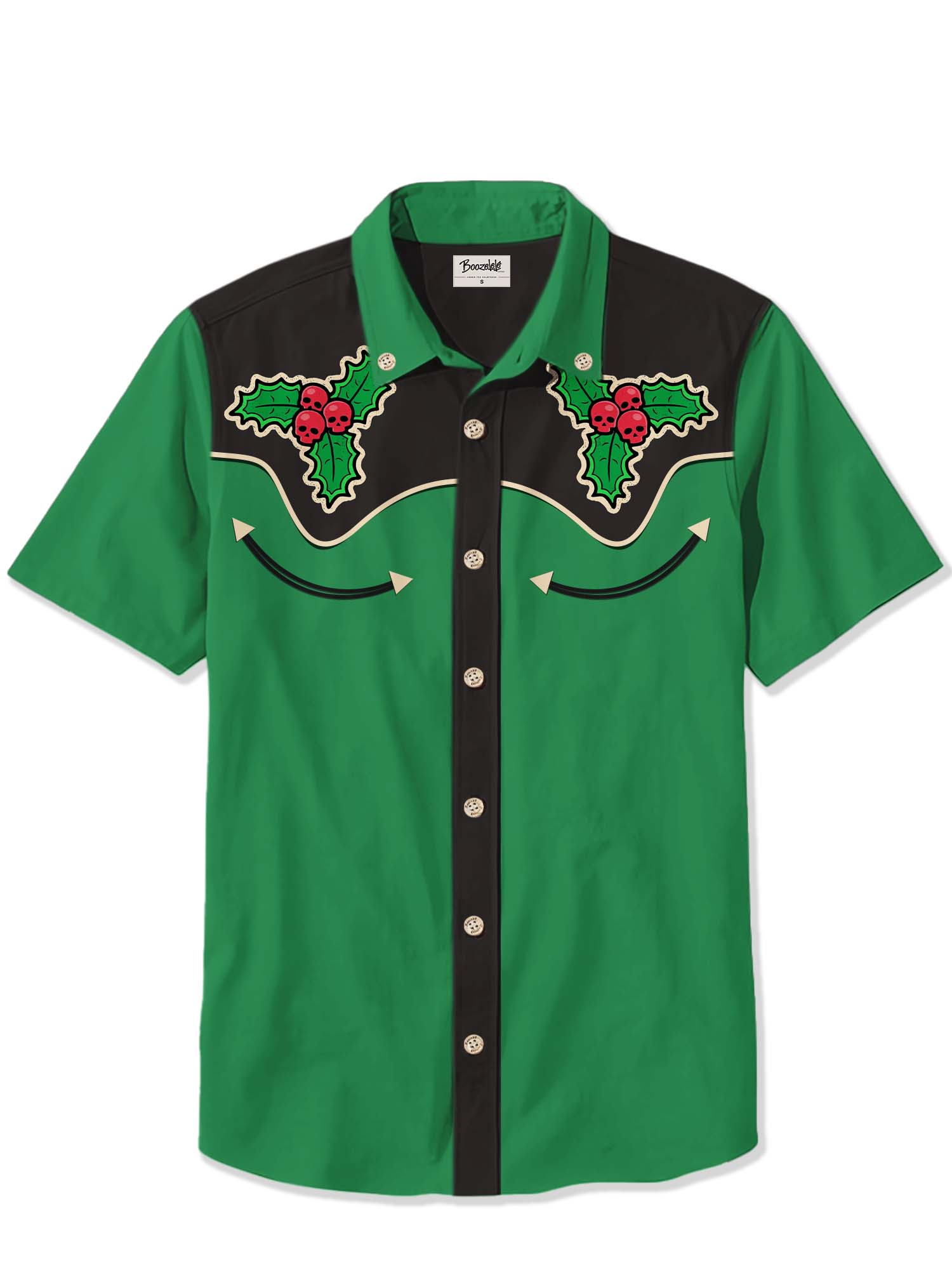 Christmas Skull - 100% Cotton Shirt