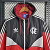 2023/2024 Flamengo Windbreaker(Red-Black)Football Shirt 1:1 Thai Quality