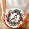 Christmas Bird-Embroidery Kit