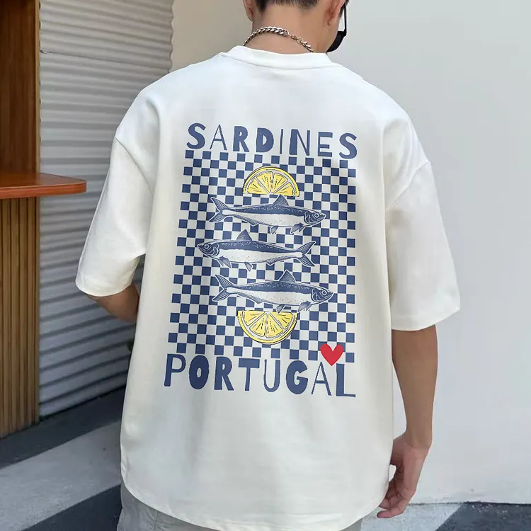 Sardines Portugal Printed Men's T-shirt