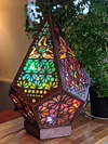 Bohemian Wooden Floor Lamp
