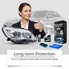 Car Headlight Restoration Kit with Towel and Sponge Headlight Cleaner and Restorer Kit for All Vehicle Types for Oxidized and Yellowed Lenses
