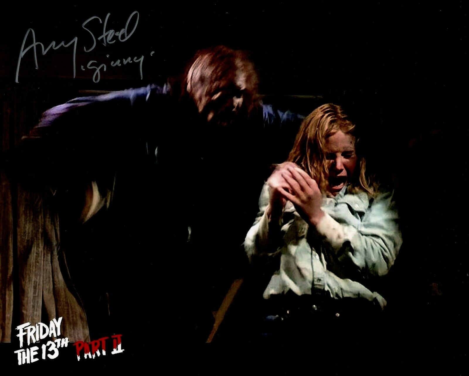 AUTOGRAPHED 8X10 SIGNED BY AMY STEEL IN FRIDAY THE 13th PART 2 UACC COA