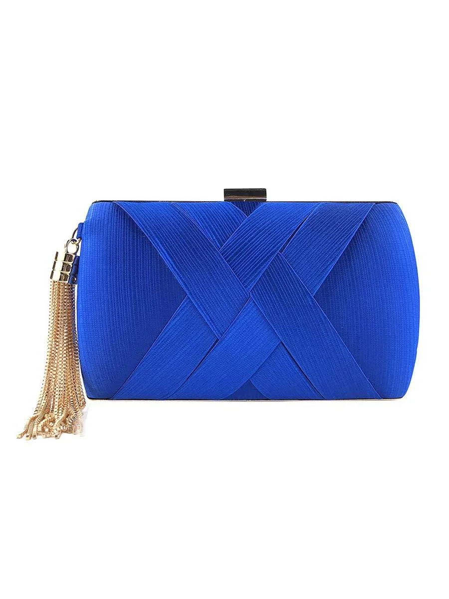 Fashion Handbag Women Tassel Evening Bag