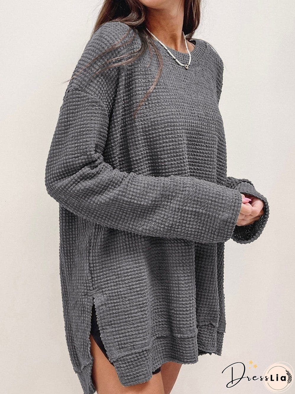 Everyday Waffle Knit Sweater
