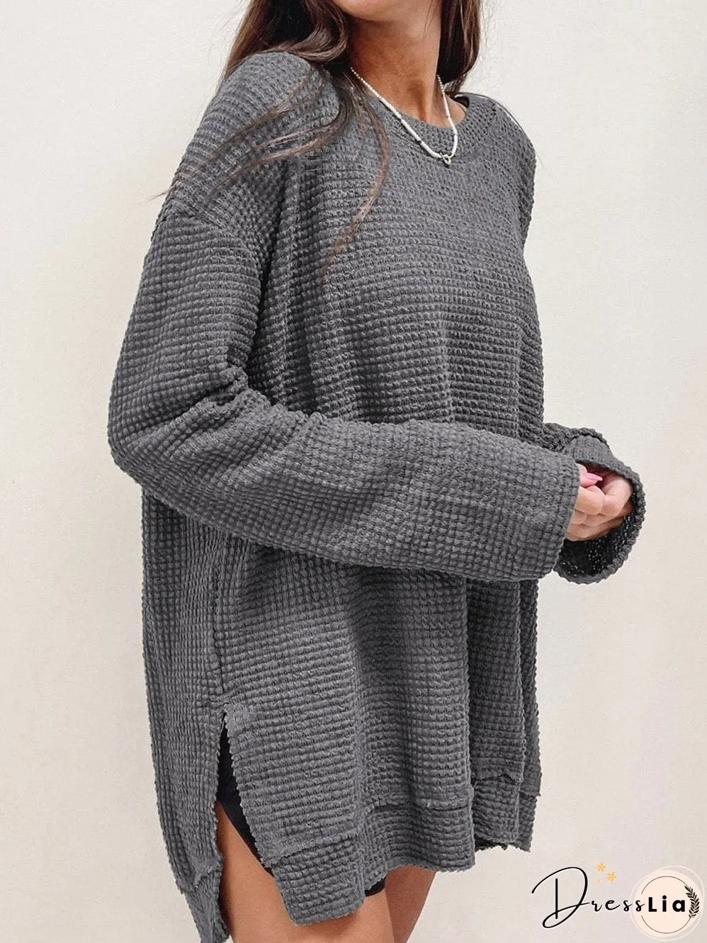 Everyday Waffle Knit Sweater