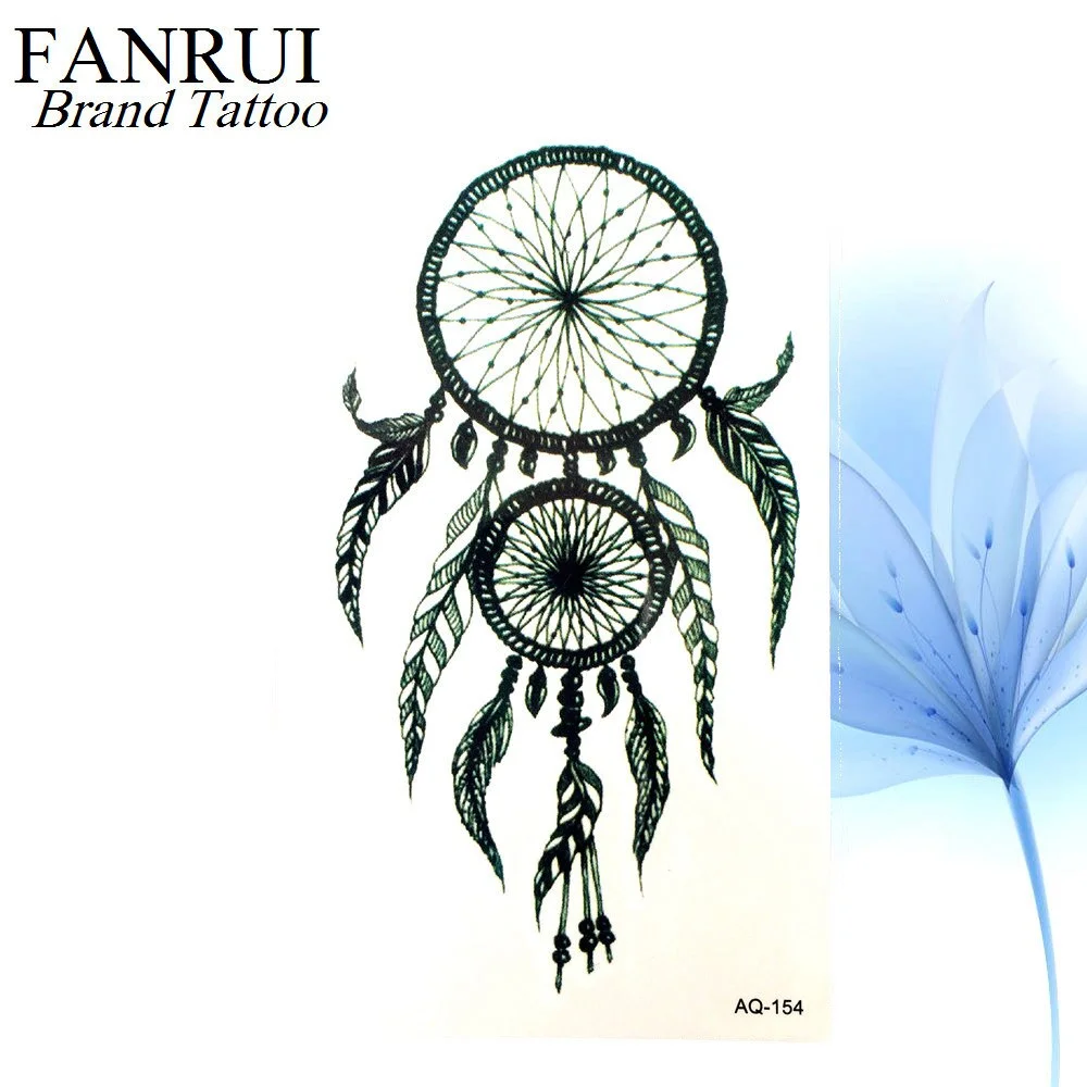 Summer Style Watercolor Feather Bird Temporary Tattoo Women Tribal Henna Fake Tattoo Men Body Arm Art Drawing 3D Tatto Stickers