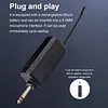 2.4G Wireless Microphone Rechargeable Live Streaming Microphone LED Display Professional Handheld Mic for Singing Karaoke Wedding DJ Party