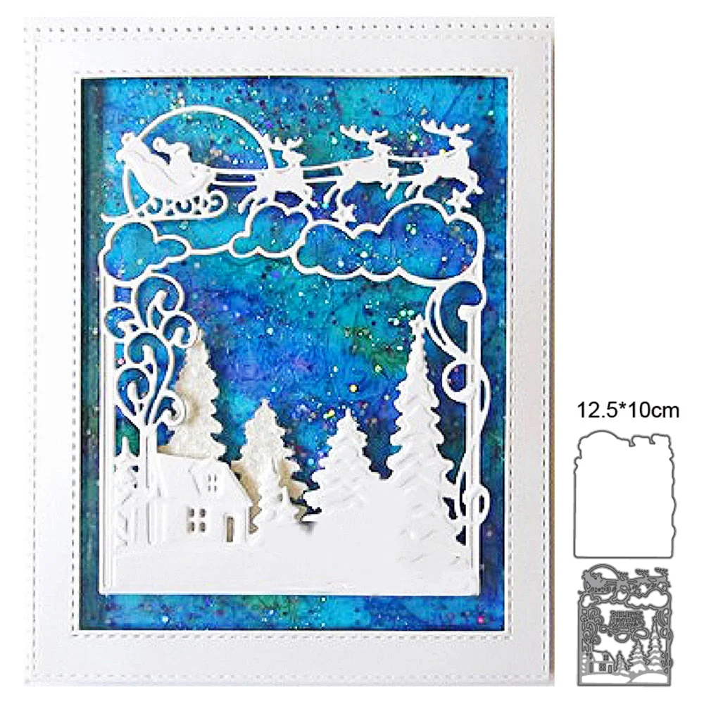 Customized Dies Christmas Snowflake Deer Socks Metal Cutting Dies Scrapbooking Dies For DIY Craft Paper Card Making Stencils Die