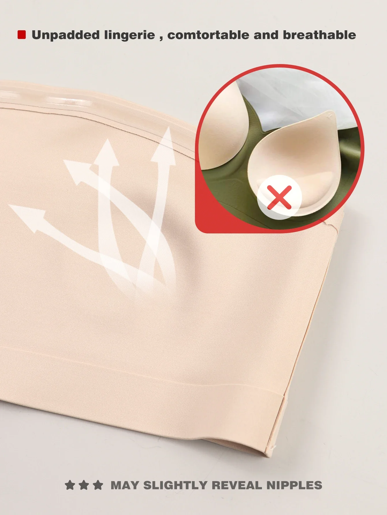 Likron Watches Likron Womens Strapless Seamless Front-Clasp Bra Comfortable