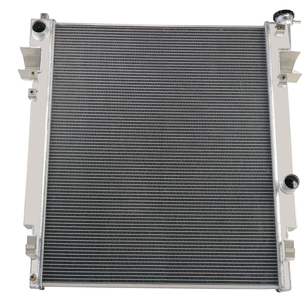 Alloyworks Dodge 2 Row Aluminum Radiator For 2010-2012 RAM 2500 3500 6.7L 408Cu L6 DIESE MT Cummins